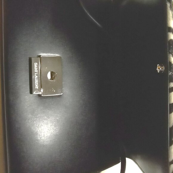 SAINT LAURENT BELLECHASSE Medium Leopard-Print Pony-Effect Smooth Leather - Picture 5 of 5